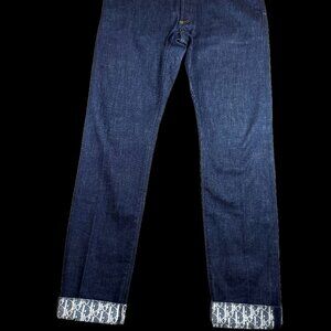 Authentic DIOR Men's Denim Pants w/ Cuff - Size 36